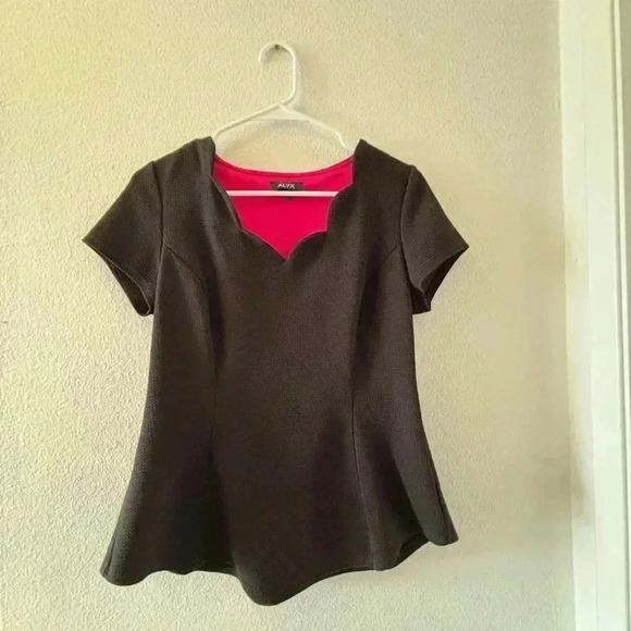 ALYX black flare blouse - Picture 2 of 4